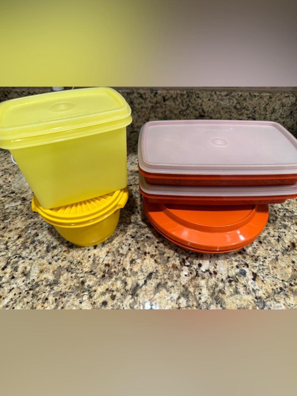 Tupperware Vintage Serve Seal Servalier Lids 10 Pieces VGUC